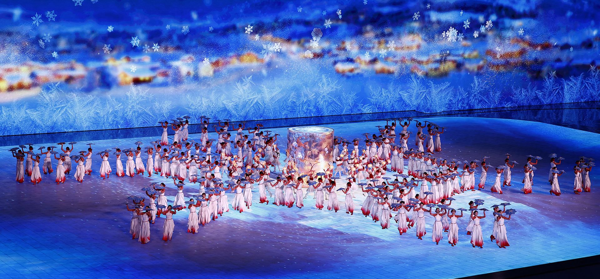 Artistas durante la ceremonia de apertura de los IX Juegos Asiáticos de Invierno en Harbin, China, el viernes 7 de febrero de 2025. (Issei Kato/Pool Photo via AP) Artistas durante la ceremonia de apertura de los IX Juegos Asiáticos de Invierno en Harbin, China, el viernes 7 de febrero de 2025. (Issei Kato/Pool Photo via AP)