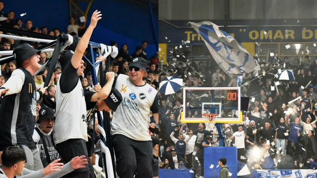 Los hinchas de Temperley y Atalaya le pusieron color y pasión al básquet de Rosario.