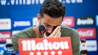 Musacchio se quebró en su despedida de Villarreal