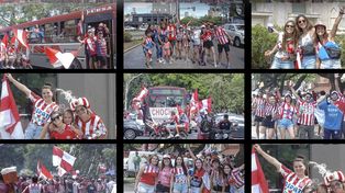 Todo el color de la previa de los hinchas de Unión