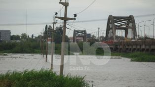 Se registró una baja en la altura del río Salado en Recreo y Santo Tomé