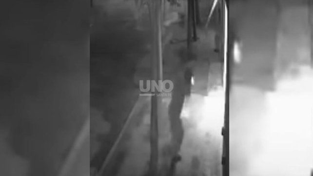 El ladrón fue detenido minutos más tarde