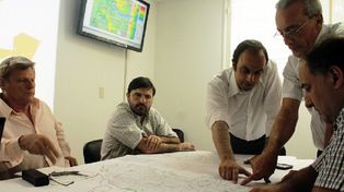 Destacaron el funcionamiento del desagüe Lavaisse durante el temporal