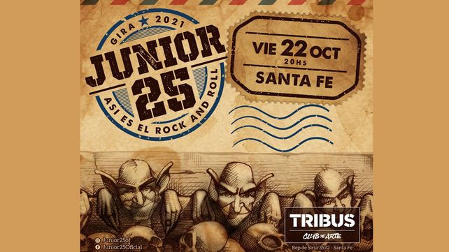 Junior 25 presenta su nuevo proyecto Caras Extrañas, en Tribus
