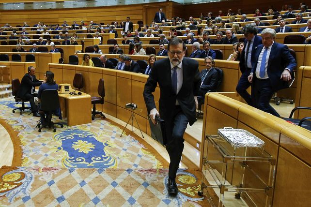 Rajoy enfatizó que el Estado de derecho restaurará la legalidad en Cataluña