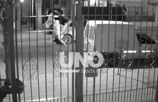Imagen del hecho violento en barrio Mariano Comas.
