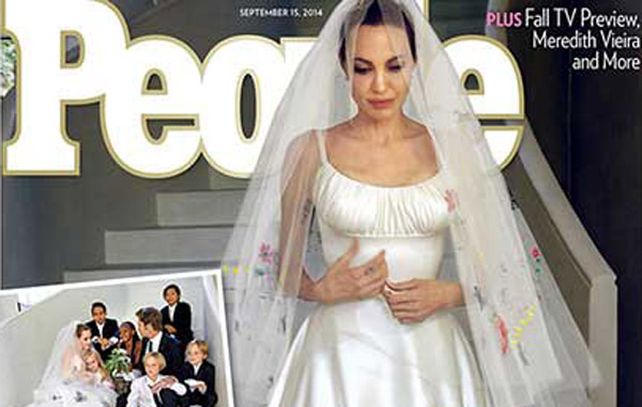 Aparecieron las primeras fotos de la boda de Angelina Jolie y Brad Pitt