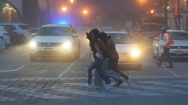 La ciudad de Atlixco, alterada por la actividad del volc&aacute;n.