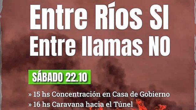 Túnel: cortes intermitentes por reclamo ante incendios