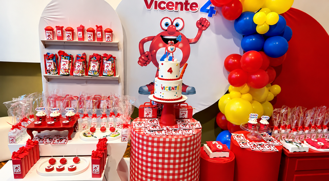 La fiesta de Vicente fue con temática Quini 6