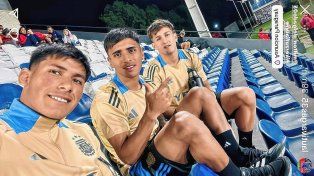 El lateral Lautaro Vargas ya trabaja con la Sub 20 en Uruguay