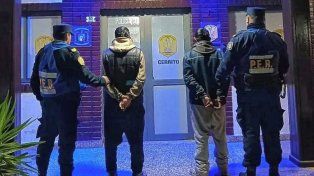 Los dos colombianos fueron detenidos cuando escapaban con las bicicletas.