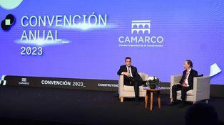 Negociación. Massa anticipó en el encuentro de Camarco que el programa con el FMI será por seis meses.