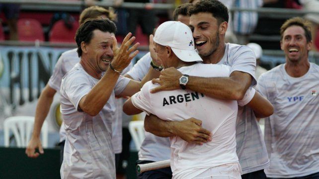 Argentina disputará la fase de grupos de la Copa Davis tras obtener la clasificación en su paso por Rosario.
