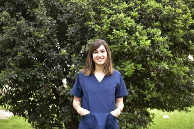Perseverante. Florencia llegó hace cinco años a Rosario desde Entre Ríos a estudiar medicina.