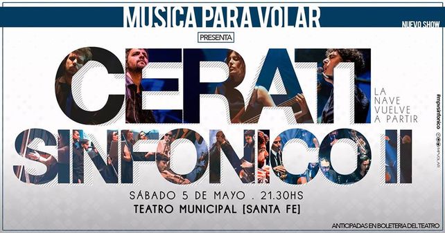 Cerati Sinfónico II, la nueva propuesta de Música para Volar