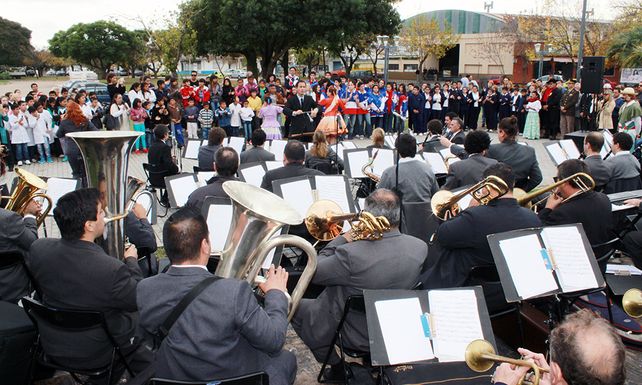 La Ciudad le rindió homenaje al Himno Nacional Argentino