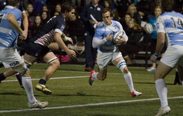 Rosarino. Pedro Imhoff fue el medioscrum titular en el conjunto argentino.