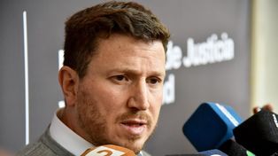 Federico Angelini debutó en Seguridad en Santa Fe.