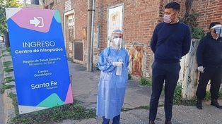 Centro de testeos en el edificio del viejo Iturraspe donde se realizan los hisopados&nbsp;