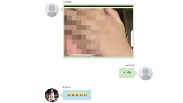 Filtraron los chats hot de Jonathan  Fabbro con su ahijada menor de edad