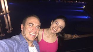 ¡SE VIENE EL HEREDERO! escribieron los novios. Foto Twitter.&nbsp;