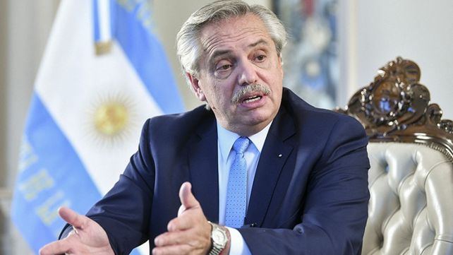 El presidente Alberto Fernández.