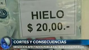 Las consecuencias de los cortes de luz en los negocios de la ciudad
