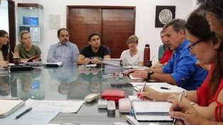 Jatón tuvo la primera reunión del gabinete municipal