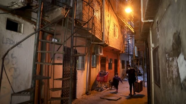 Villa 31. Hay temor por contagios.