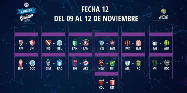 El programa completo de la Superliga 2018/19
