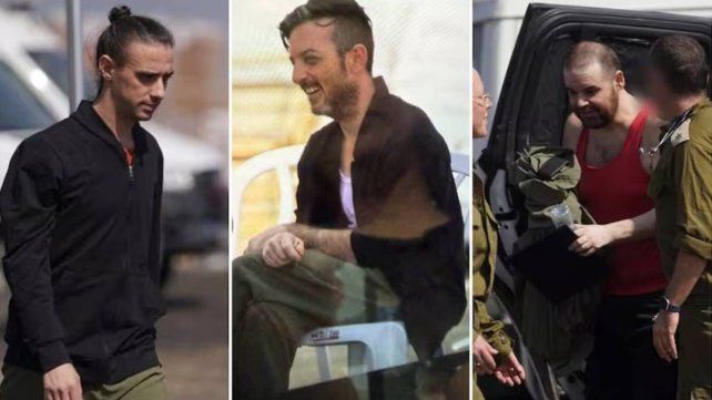 Las primeras imágenes de los argentinos secuestrados por Hamas luego de más de 700 días en cautiverio