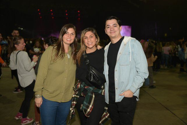 Paulina, Milagros y Patricio Herrera