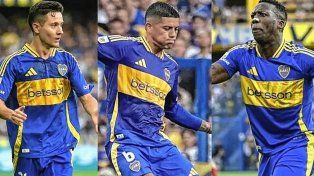 Marcos Rojo, Luis Advíncula y Ander Herrera, los tocados en Boca, pensando en Unión.
