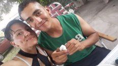 Acuña Bilbao y su pareja, señalado como el autor del femicidio. Acuña Bilbao y su pareja, señalado como el autor del femicidio.