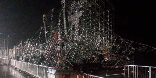 El show debe seguir: quiénes son los que no acataron con antelación un alerta meteorológico y casi desatan una tragedia