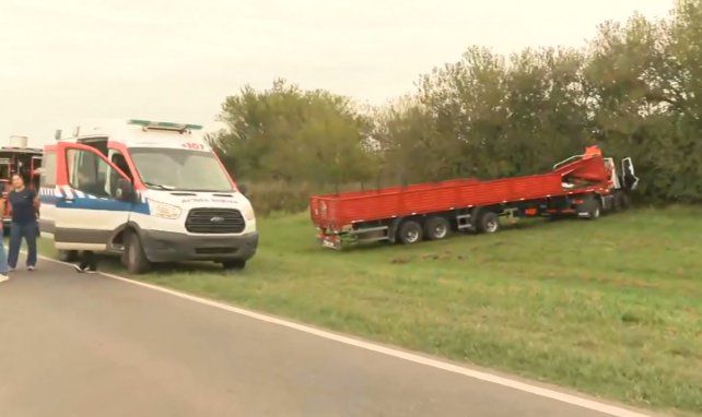 Murió uno de los camioneros que habían chocado por la mañana en la ruta 14