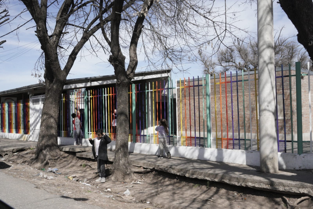 La Escuela Intercultural Bilingüe 1380 Roberto Fontanarrosa sufrió daños importantes.