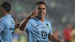Panchito González, con la camiseta de OHiggins. El ex-Newells hizo 11 goles y dio otras tantas asistencias en el primer semestre del año.