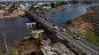 Nuevo Puente Carretero: comenzaron los pilotes sobre el río Salado y ratifican la fecha de finalización