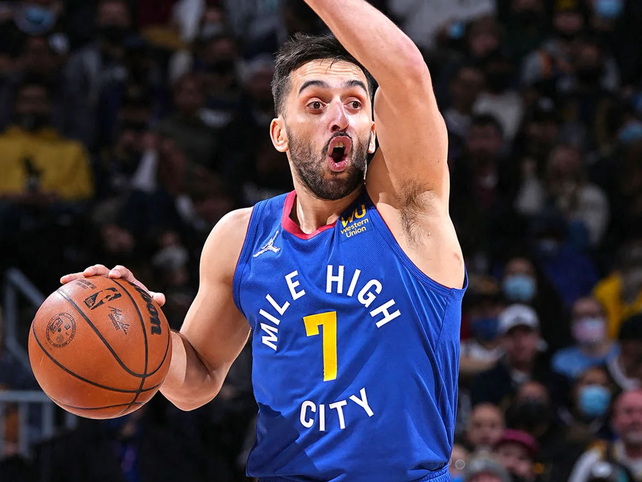 Escasa tarea de Campazzo en la victoria de Denver Nuggets Escasa tarea de Campazzo en la victoria de Denver Nuggets