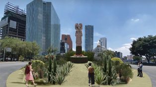 Ciudad de México reemplazará a Colón con una escultura prehispánica