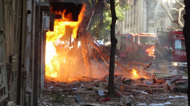 Desastre. Tras un ruido ensordecedor