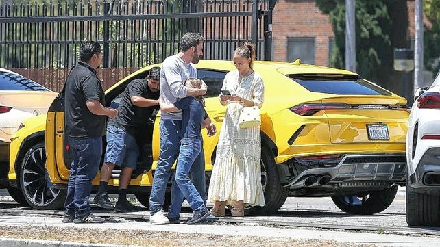 El hijo de Ben Affleck, de 10 años, chocó un Lamborghini de USD 200.000