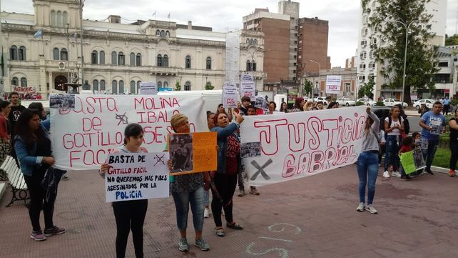 La marcha llegó a la puerta de Tribunales.&nbsp;