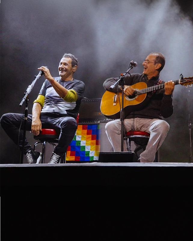 Divididos y Fandermole le regalaron un momento único a quienes asistieron al show. Foto: Cecilia Córdoba/All Press