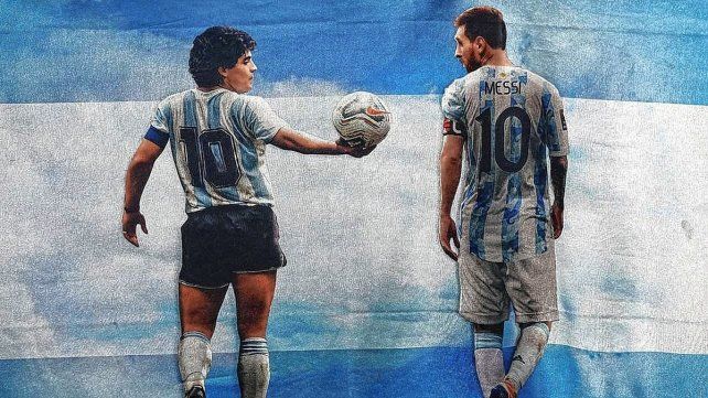 Lionel Messi vs. Diego Maradona: los números frente a frente.