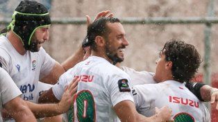 &nbsp;El santafesino Juan Cruz Strada, camiseta 9, marcó un try ante Cobras en San Pablo. &nbsp;