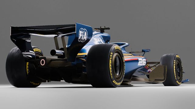 El modelo de la FIA para los Fórmula 1 2026 y el caño de escape del motor a la vista. El 2026 no empezó y ya hay mucha discusión.
