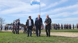 Durante el acto oficial el gobernador, Omar Perotti, reivindicó la idea de recuperar la historia de lo que aconteció en suelo santafesino.